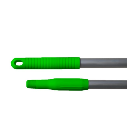 Manche aluminium vert - 140cm