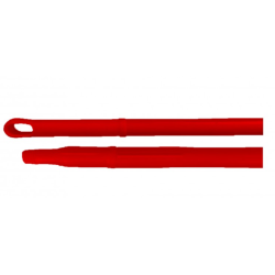 Manche ergo monobloc rouge - 140cm