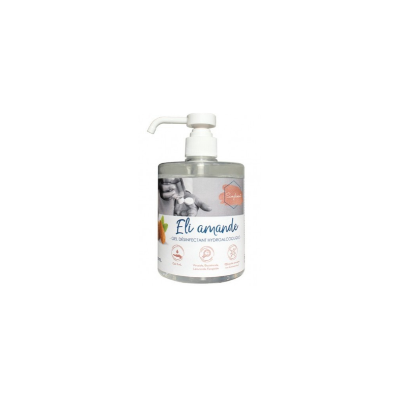 Gel hydroalcoolique  parfumée - Eli Amande - 500ml