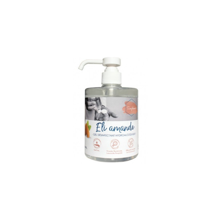 Gel hydroalcoolique  parfumée - Eli Amande - 500ml