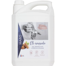 Gel hydroalcoolique  parfumée - Eli Amande - 5L