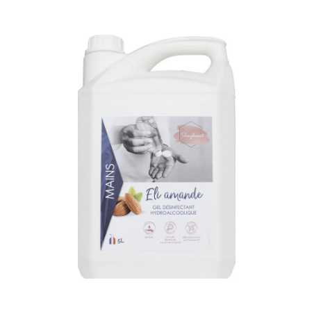 Gel hydroalcoolique  parfumée - Eli Amande - 5L