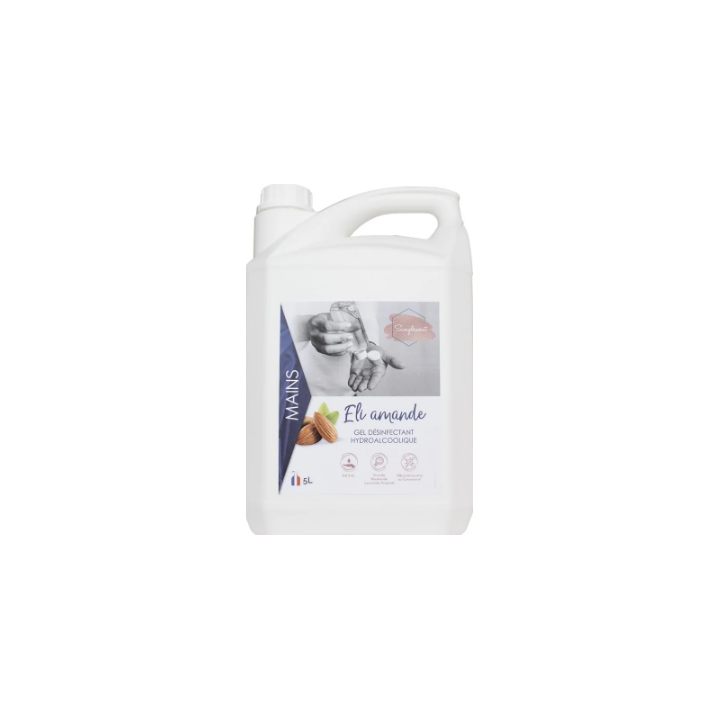 Gel hydroalcoolique  parfumée - Eli Amande - 5L