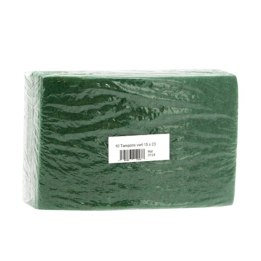 Tampon abrasif vert - Sachet de 10