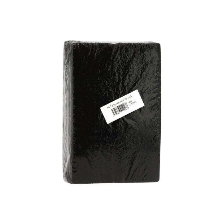 Tampon abrasif noir - Sachet de 10