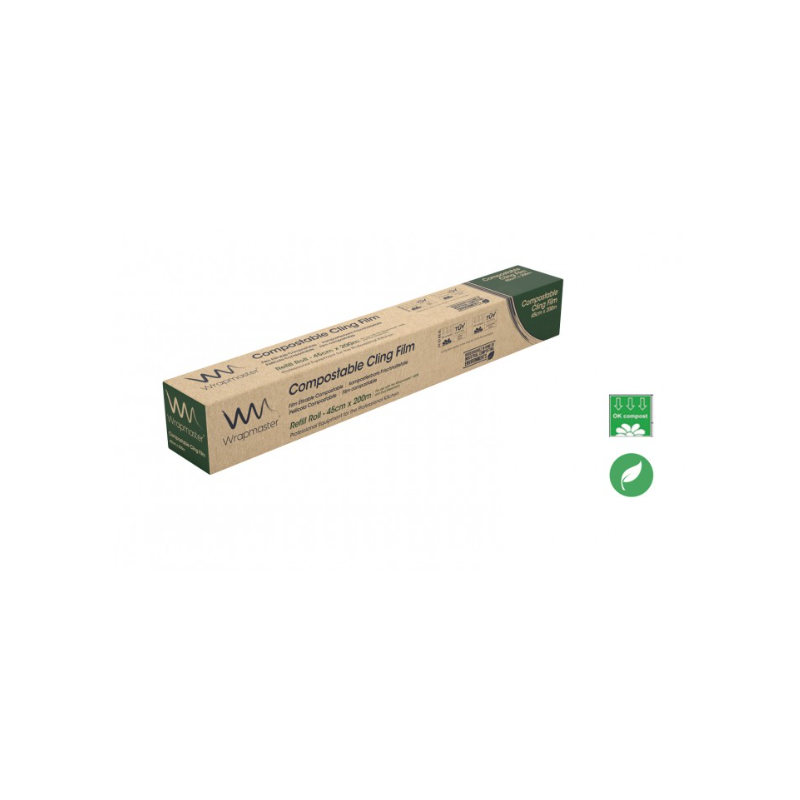 Rouleau film alimentaire compostable 4500 et duo - 45cm X 200m