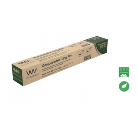 Rouleau film alimentaire compostable 4500 et duo - 45cm X 200m
