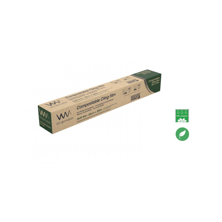 Rouleau film alimentaire compostable 4500 et duo - 45cm X 200m