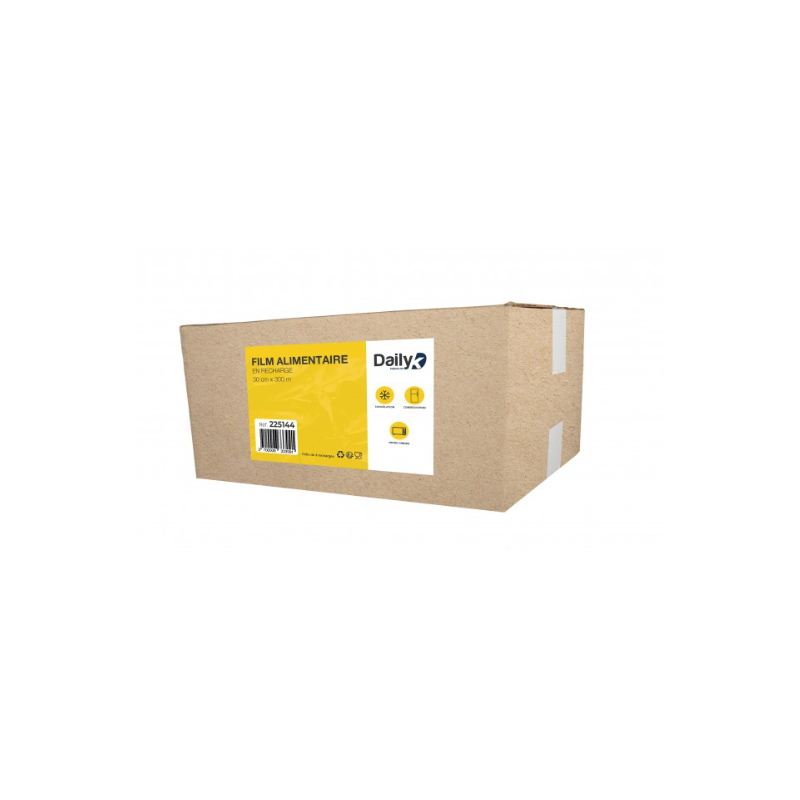 Film alimentaire en recharge - 30cm X 300m