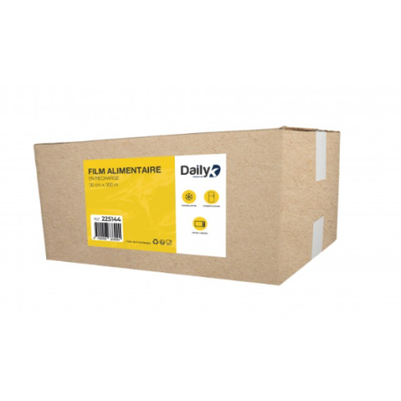 Film alimentaire en recharge - 30cm X 300m