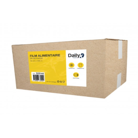 Film alimentaire en recharge - 45cm X 300m
