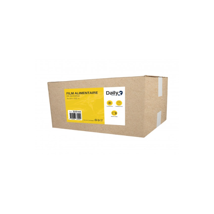 Film alimentaire en recharge - 45cm X 300m