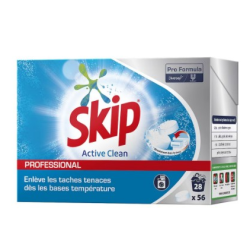 Skip tablets - Pastille linge - Lessive liquide - Boite de 56