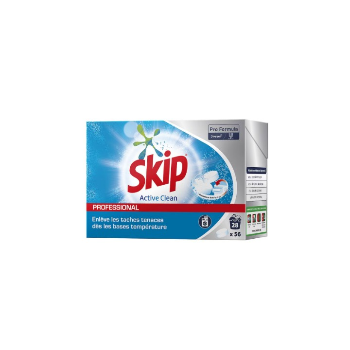 Skip tablets - Pastille linge - Lessive liquide - Boite de 56