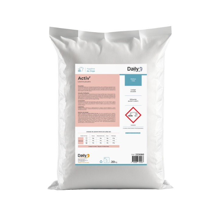 Activ' - Lessive poudre  - Sac de 20KG