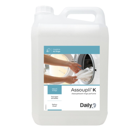 Assoupli' k - Assouplissant linge parfumé - Bidon 5L