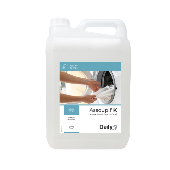 Assoupli' k - Assouplissant linge parfumé - Bidon 5L