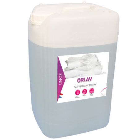 Assouplissant textile concentré - Assouplissant tous textiles - Bidon 20L