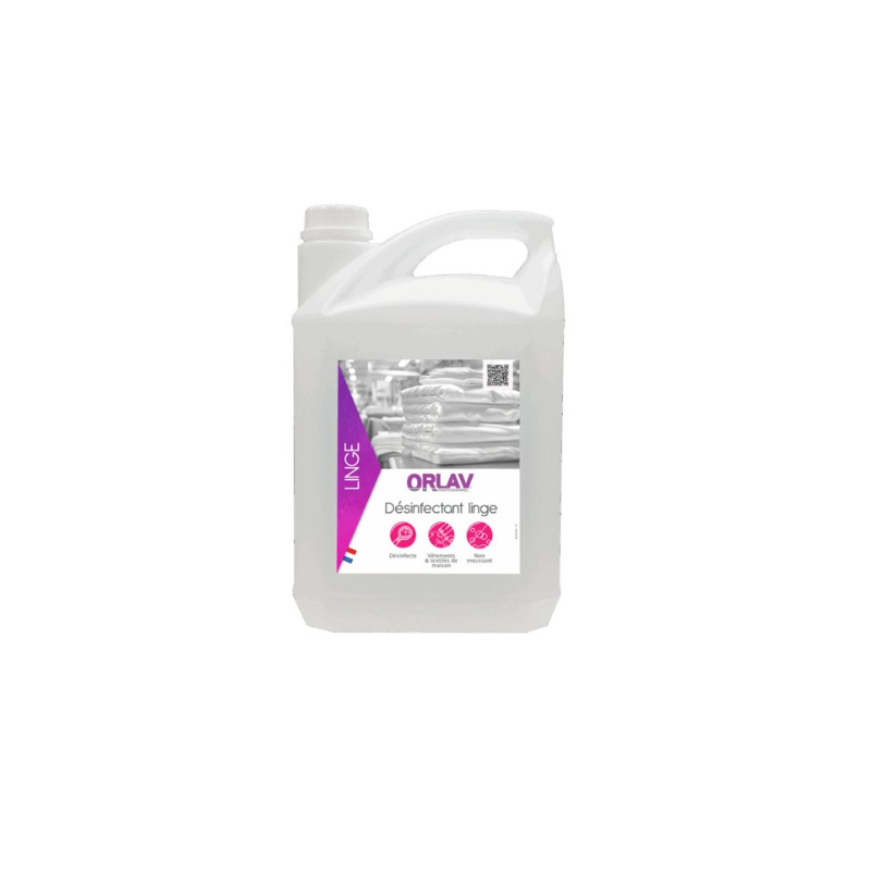 Désinfectant linge - Additif de désinfection du linge  - Bidon 5L
