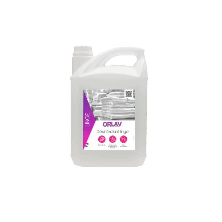 Désinfectant linge - Additif de désinfection du linge  - Bidon 5L