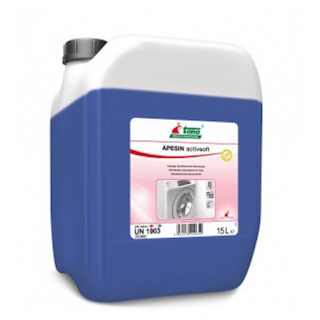 Apesin activsoft - Additif de rinçage désinfectant et assouplissant  - Bidon 15L