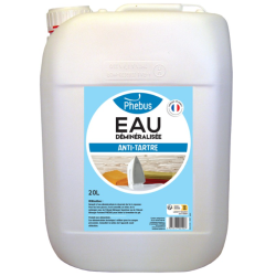 Eau déminéralisée - Anti - tartre  - Bidon 20L