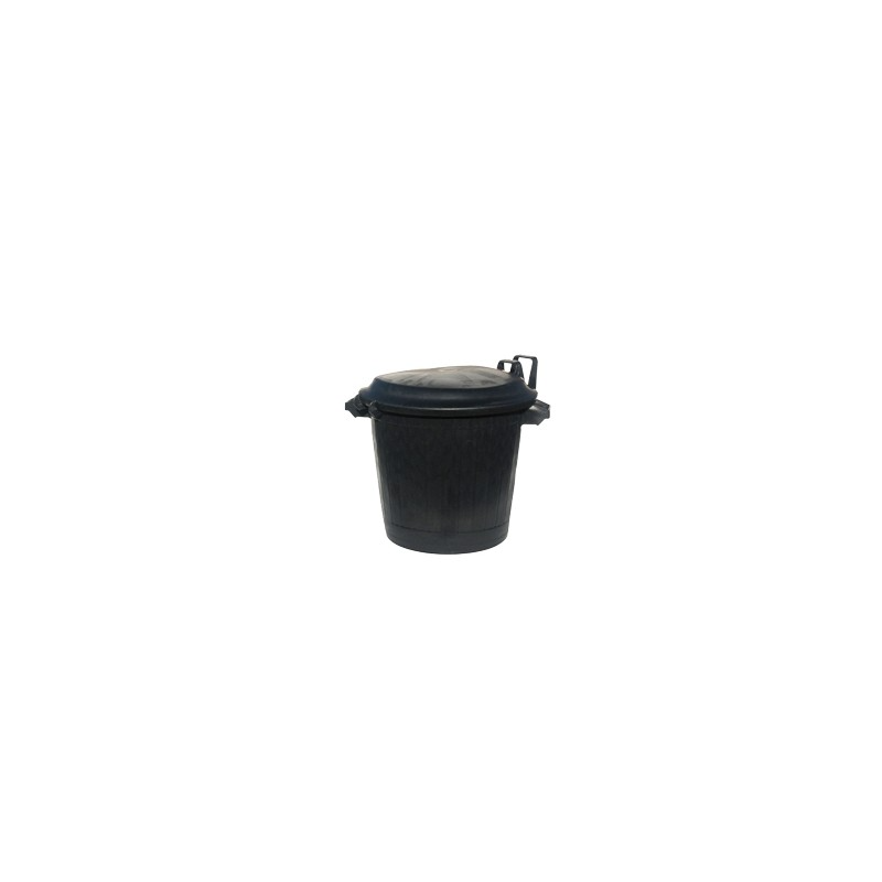 Premium - Poubelle basse avec couvercle - 75L