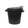 Premium - Poubelle basse avec couvercle - 75L