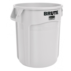 Brute - Collecteur ergonomique - Blanc - 75,7L
