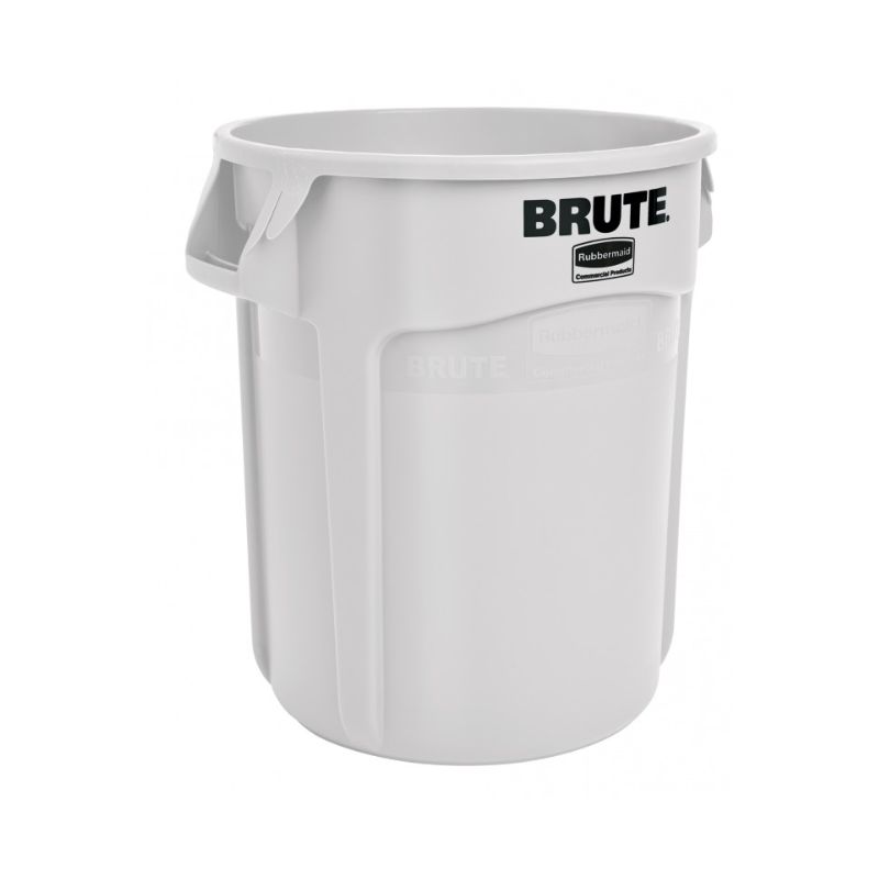 Brute - Collecteur ergonomique - Blanc - 75,7L