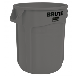 Brute - Collecteur ergonomique - Gris - 75,7L