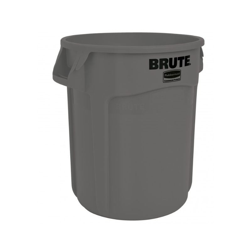 Brute - Collecteur ergonomique - Gris - 75,7L