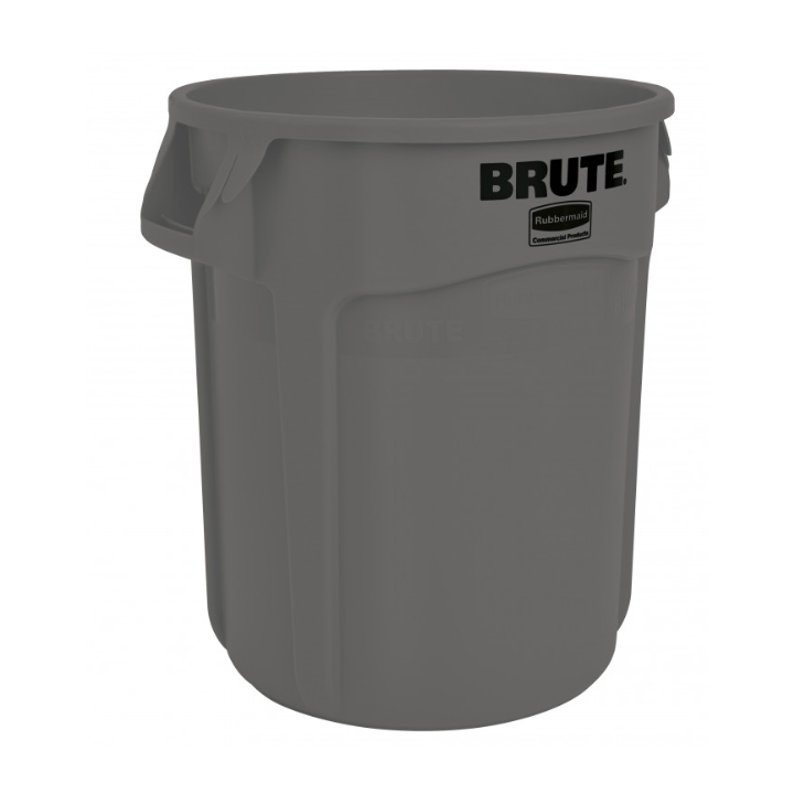 Brute - Collecteur ergonomique - Gris - 75,7L