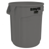 Brute - Collecteur ergonomique - Gris - 75,7L
