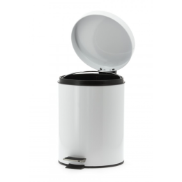 Poubelle métal - à pédale - 5L