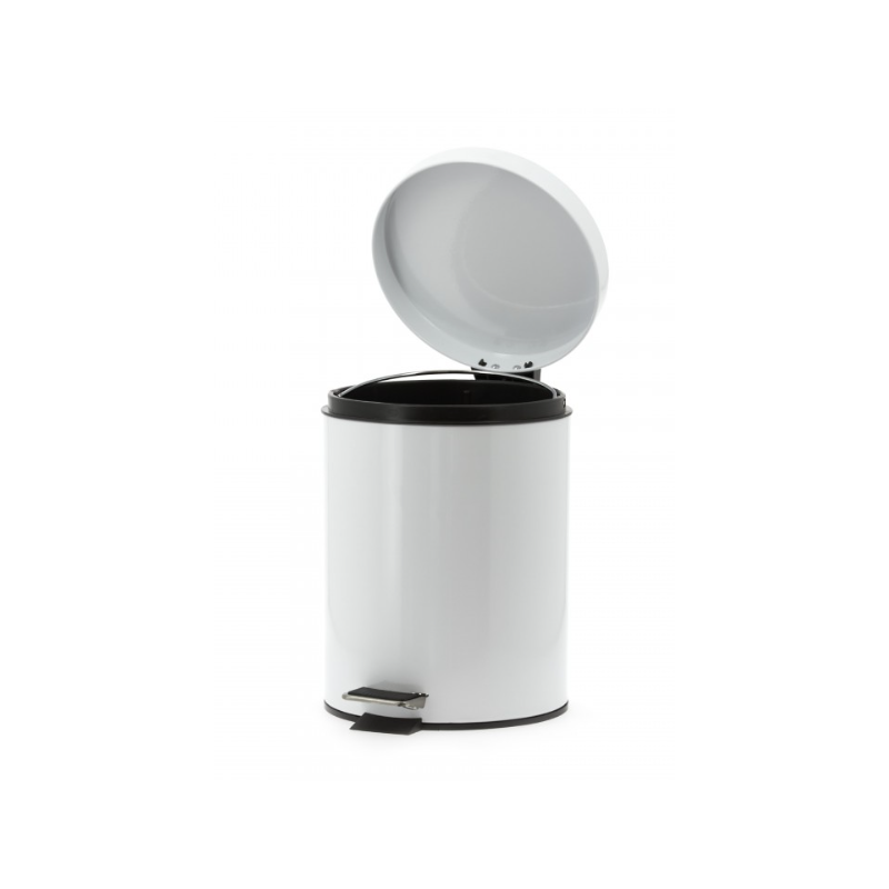 Poubelle métal - à pédale - 5L