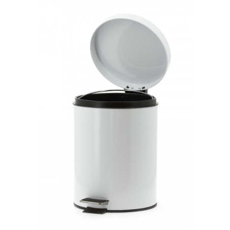 Poubelle métal - à pédale - 5L