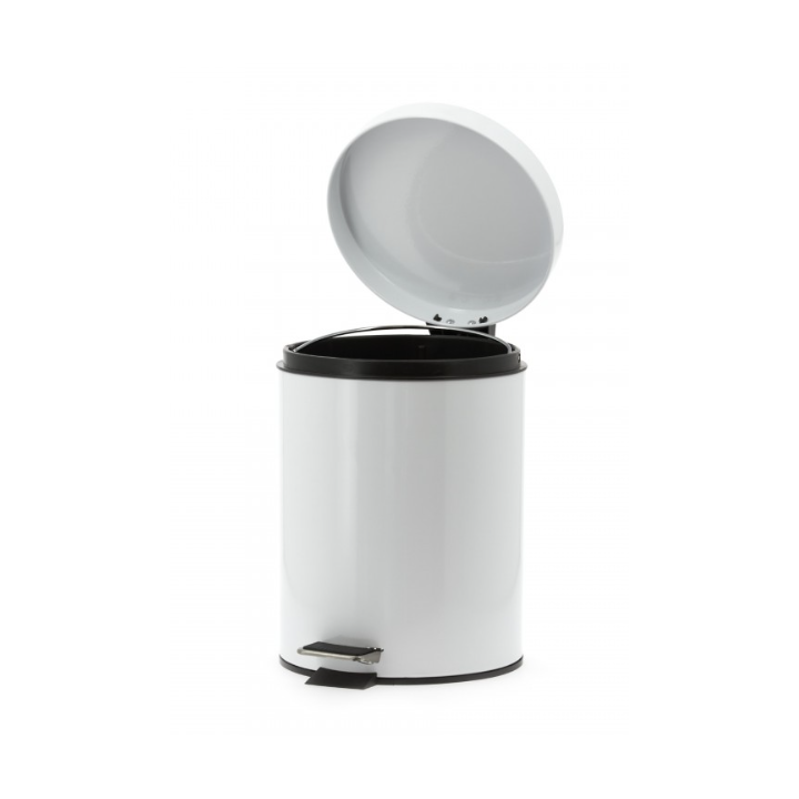 Poubelle métal - à pédale - 5L