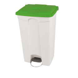 Poubelle à pédale - Couvercle couleur vert - 95L