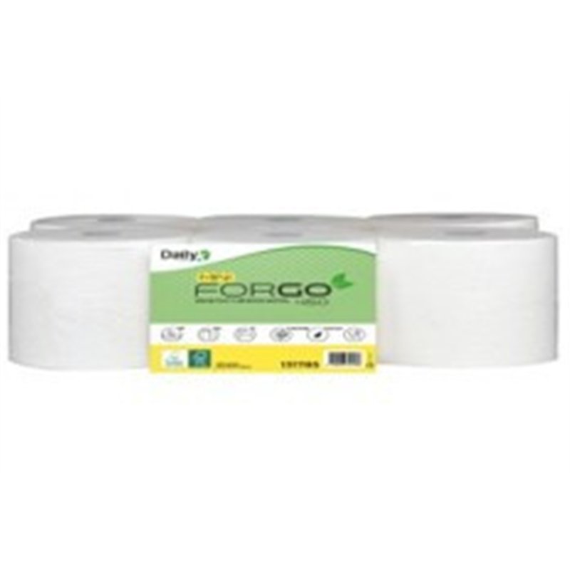 FORGO 450 MINI Essuie-tout 450fts gauf. p.ouate Ecolab. blanc - 6