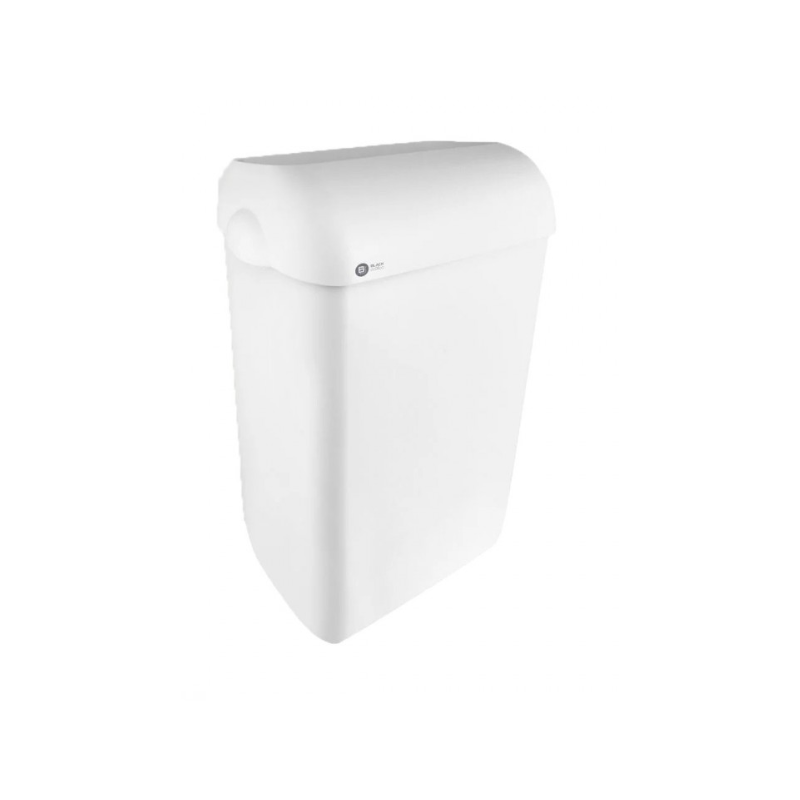 Satino black - Poubelle murale sans couvercle -  Blanc - 23L