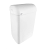 Satino black - Poubelle murale sans couvercle -  Blanc - 23L