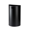 Miluna - Poubelle murale -  Noir - 40L
