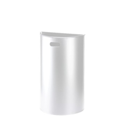Miluna - Poubelle murale -  Blanc - 40L