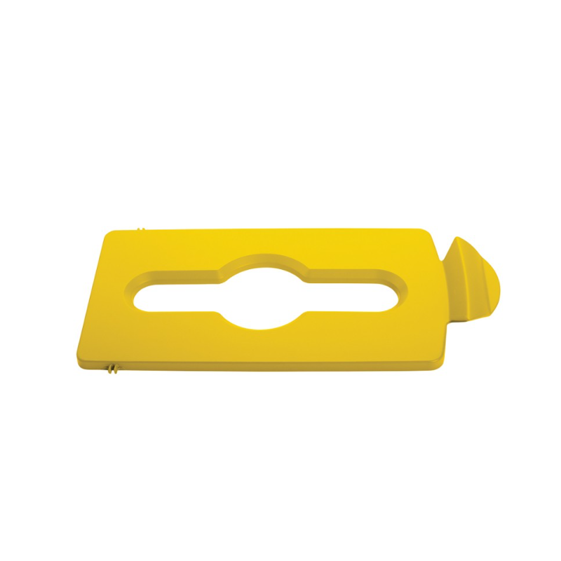 Couvercle tri sélectif jaune - Pour les plastiques et cartons