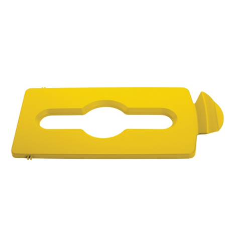 Couvercle tri sélectif jaune - Pour les plastiques et cartons