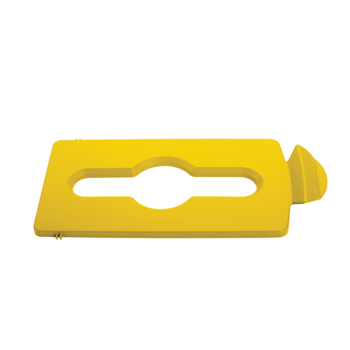 Couvercle tri sélectif jaune - Pour les plastiques et cartons