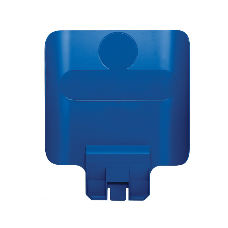 Panneau d'affichage pour recyclage slim jim - Bleu