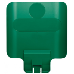 Panneau d'affichage pour recyclage slim jim - Vert