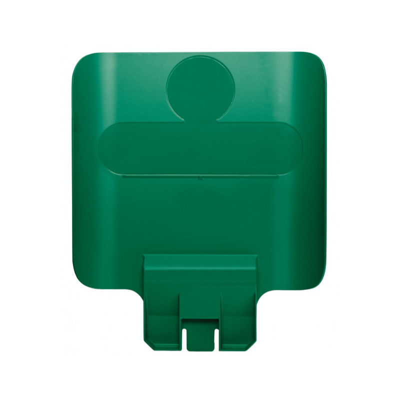 Panneau d'affichage pour recyclage slim jim - Vert